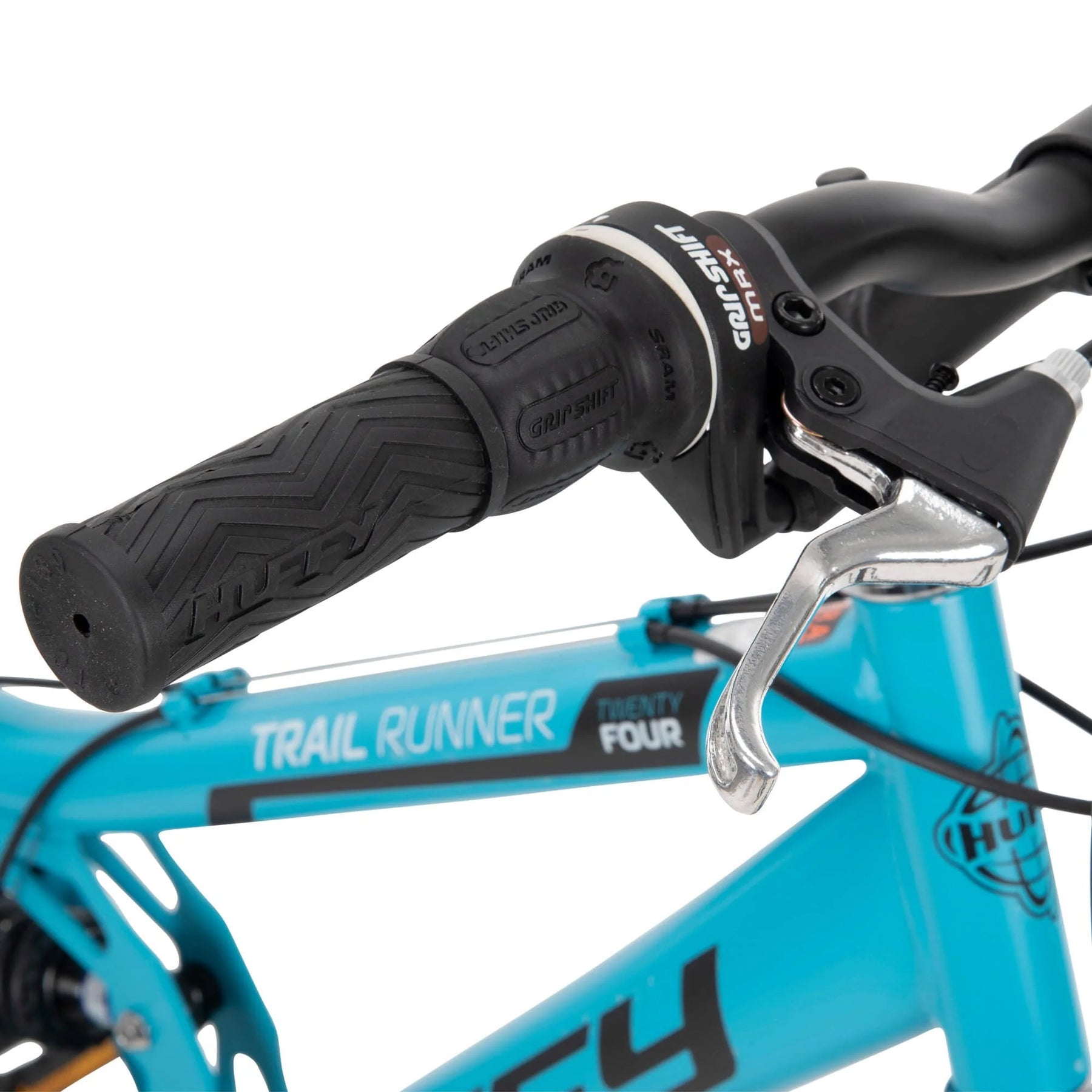 Huffy 24" Trail Runner Girls Full Suspension Mountain Bikes, Teal Blue